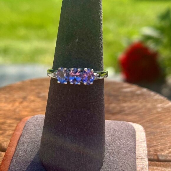 Dazzling Tanzanite Ring in Sterling Silver - 1.0 Cwt, Size 7
Make an Offer. - Picture 4 of 13